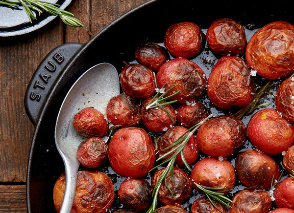 Image of Skillet Roasted Potatoes With Rosemary